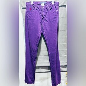 Ralph Lauren Women's Purple Skinny Jeans